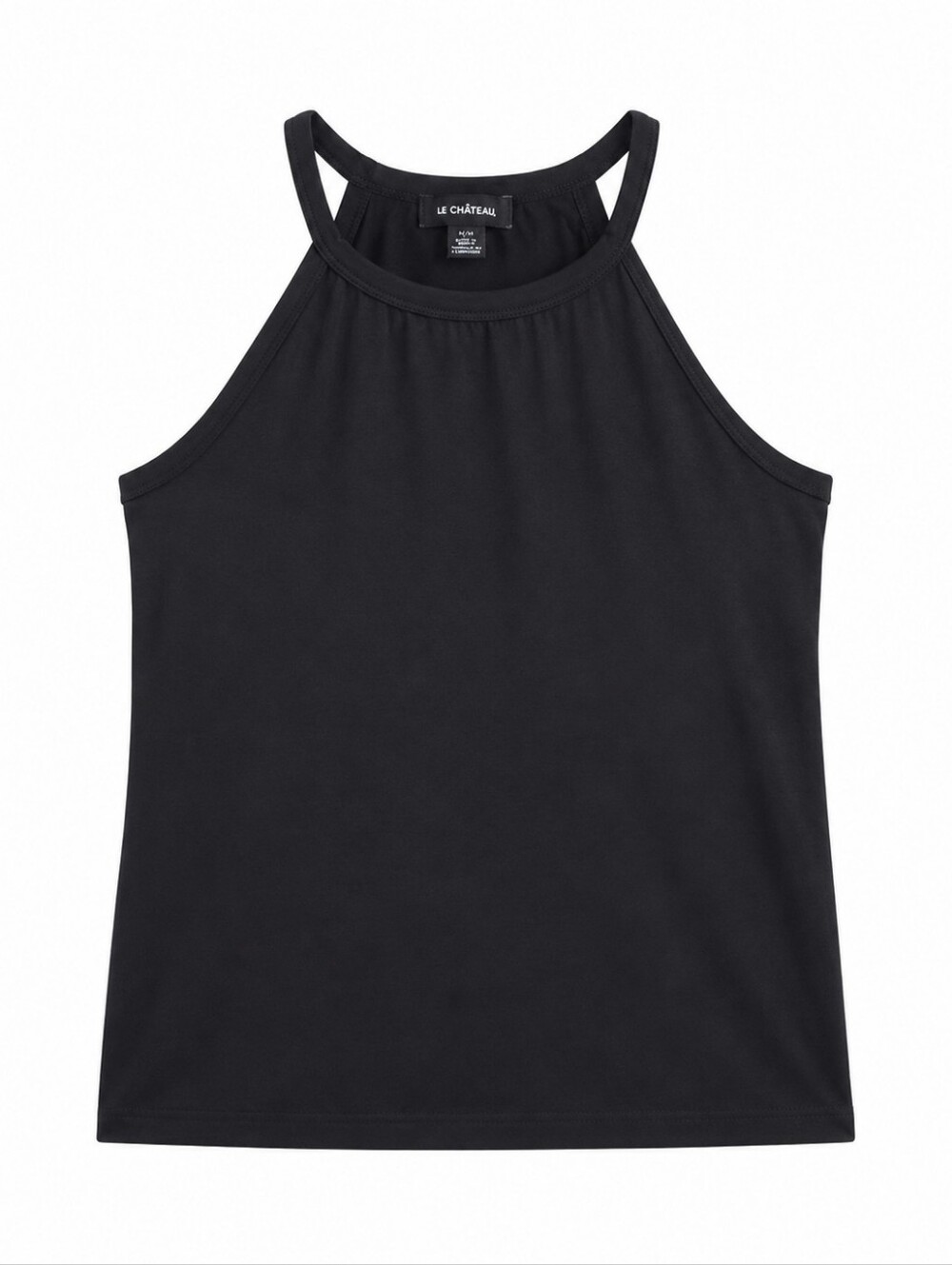 le chateau Black High-Neck Tank Top XXL